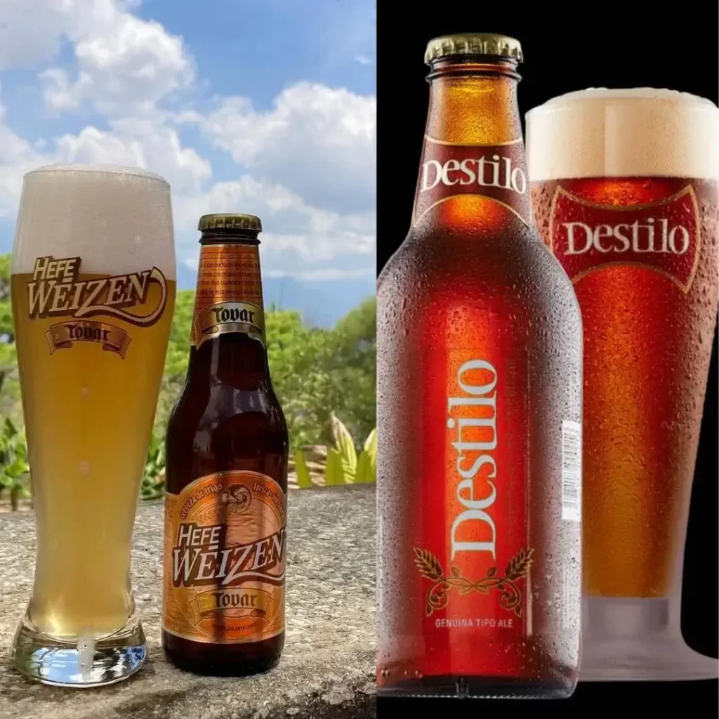 Tovar y Destilo cervezas venezolanas