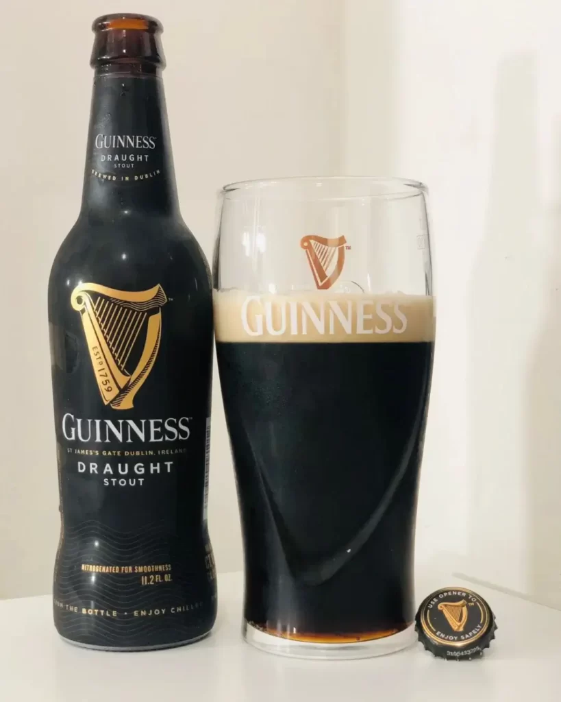 Vaso de Cerveza Pinta Guinness